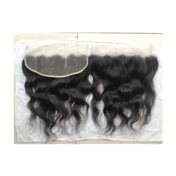 Exportateur d'origine indienne d'un énorme stock en vrac Expédition rapide Fournisseur de cheveux 13x4 HD Frontal Lace Hair Extensions de cheveux humains