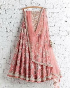 ウェディングデザイン2025 Lehenga Choliファンシーレース刺繍作品Dupattaインドデザイナーコレクション