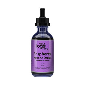 น้ํายาลดความอ้วน Raspberry Ketone ธรรมชาติหยดสําหรับการลดน้ําหนักจากรสมะม่วงแอฟริกันของสหรัฐอเมริกา (60 มล.) - Product Image 1