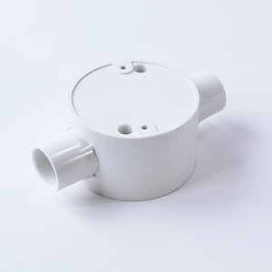 Vietnamese-Made PVC <strong>Two</strong>-Way Junction Box 20mm Size Rigid Accessory for Electrical Projects <strong>Conduits</strong> & Fittings