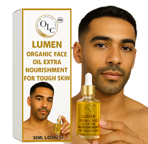 Lümen organik ekstra nemlendirici yüz yağı erkekler için Radiance artırıcı nemlendirici jilet yumru en aza indirerek pürüzsüz eşit tonlu ten - Product Image 2