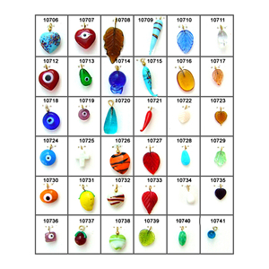 Yüksek kaliteli Lampwork meyve kolye cam boncuk takı yapımı ve dekoratif zanaat projeleri için renkli tasarımlar toplu miktar - Product Image 1
