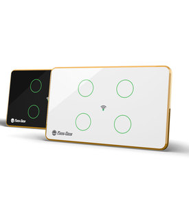 Menzilli Dong akıllı aydınlatma kablosuz 4 gang akıllı WiFi dokunmatik anahtarı - Product Image 1