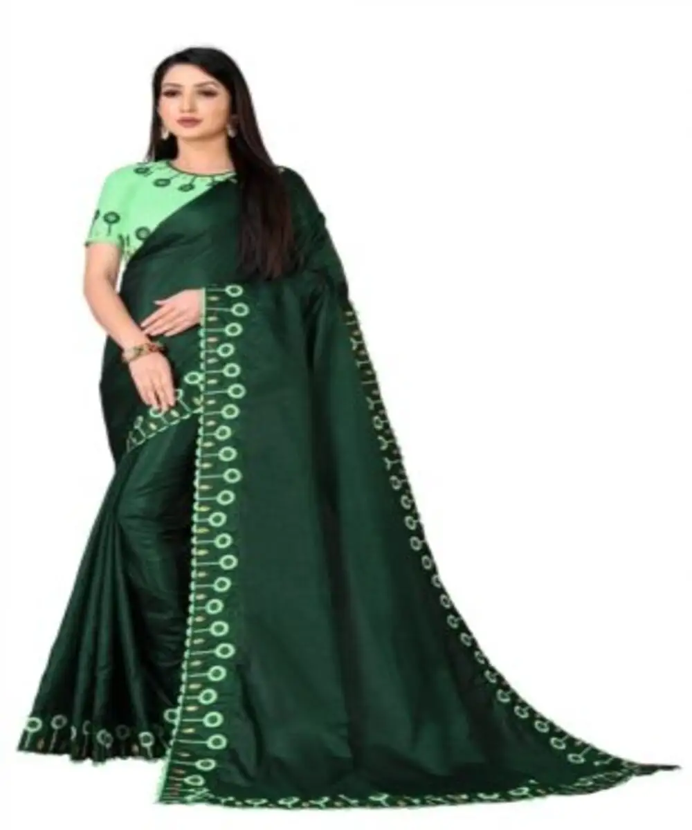 Erleben Sie Opulenz und Tradition in Baumwolle Rayon Georgette Designs zeitlose Bollywood-Stickerei Saries: Zieren Sie sich damit