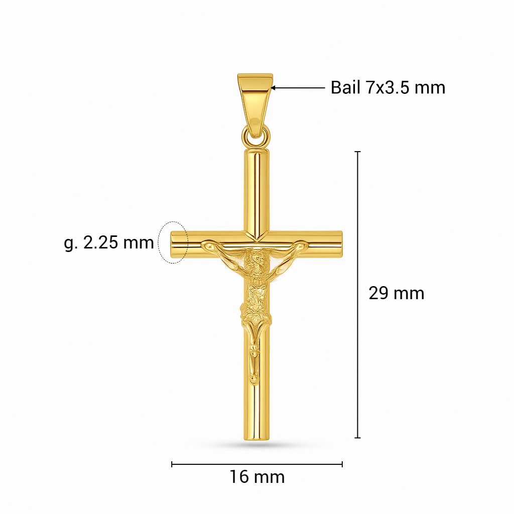 Or jaune 29x16mm