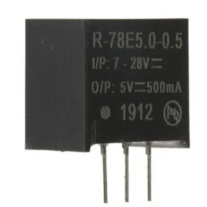 Convertidor de CC compacto no aislado que admite voltajes de entrada de 7 a 28 voltios y ofrece una salida estable de 5 voltios a 500 mili amperios - Product Image 1