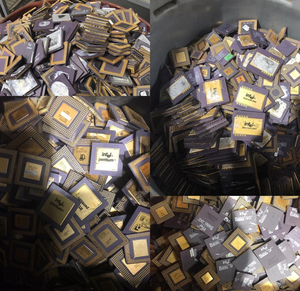 เครื่องประมวลผลซีพียูเศษทองจากเซรามิกสำหรับกู้คืน - Product Image 2