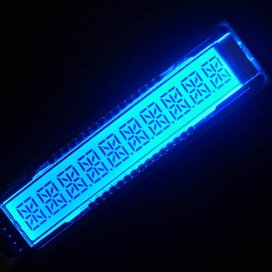 DM8BA10 LCD-Modul blauer Bildschirm 10-Bit 16-Segment-LCD-Display-Modul Panel DM8BA10 DC 5V TM1622 Chip - Product Image 3