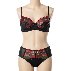 Yastıklı kalçalar ile el işlemeli kontrol külot Polyester tayt malzeme şekillendirme desteği günlük giyim bayan iç çamaşırı - Product Image 1