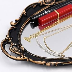 顶级流行设计手工圆形金属托盘咖啡食品服务器托盘简约现代折扣价格 - Product Image 6