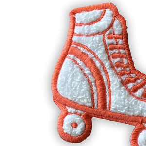 高品質カスタマイズシェニール刺繍パッチ大型新スタイルマシン刺繍花PUプラスチックロゴ装飾