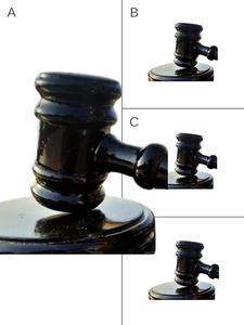 Premium Black <strong>Gavel</strong> with Sound Block Wooden Crafts for Wooden Boxes &amp; Wall Signs - Product Image 3