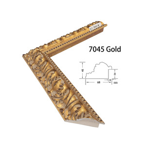 批发OEM定制设计传统古典实木框架绘画海报帆布相框 - Product Image 2