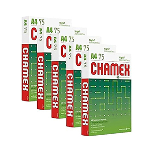 Papel A4 75g ECO Chamex Copy <strong>Paper</strong> 80gsm Resma De Papel Chamex Packaging:10 Reams A3/a4/letter Size/legal Size White 70g.