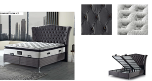 Modern European Hotel <strong>Bed</strong> Latest Double <strong>Bed</strong> Designs with Solid Wood Soft Style European - Product Image 5