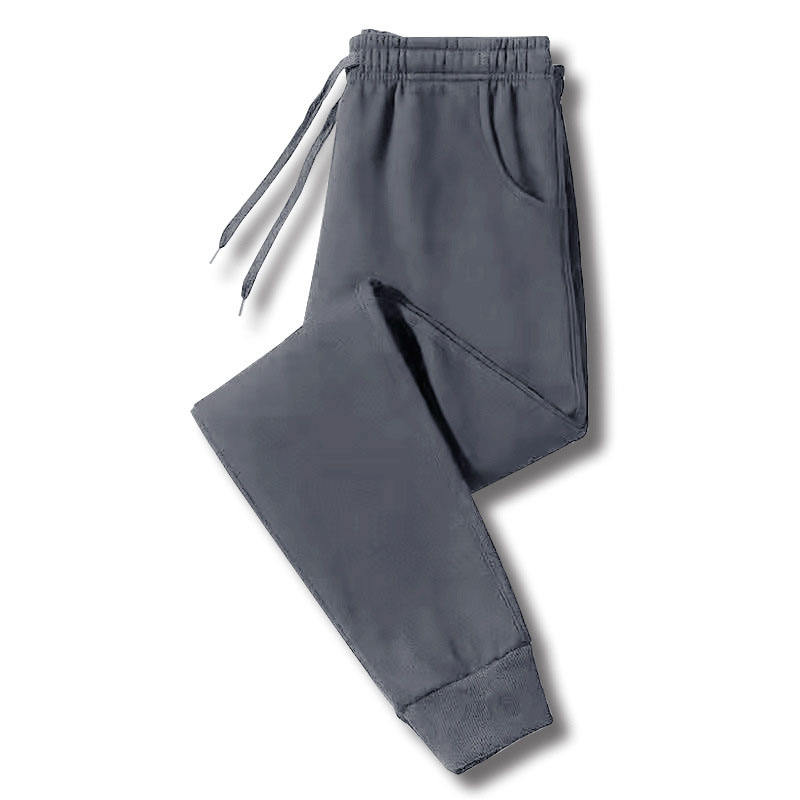 Pantalones de pierna delgada-YM gris oscuro