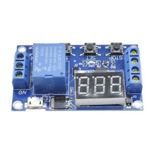 5V Type-C Micro USB Time <strong>Delay</strong> Relay Module 4 Button 3 Digit Digital Tube LED Digital <strong>Delay</strong> Relay Trigger Timer Control Switch - Product Image 6