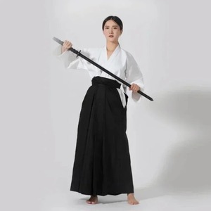 武术服装男装女装柔术和服日本武士传统剑道制服Hakama武术服装