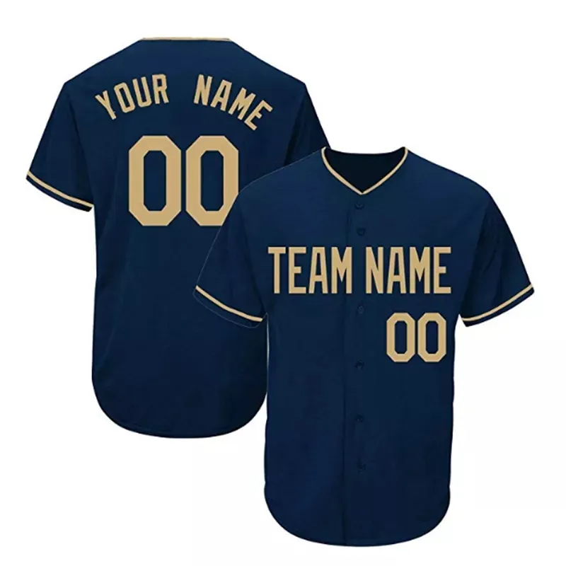 Por encargo al por mayor de alta calidad Jersey de béisbol Base Ball Jerseys hombres personalizar bordado cosido a mano para hombres ropa deportiva