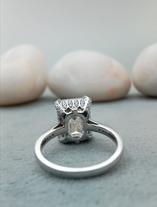 Handmade High Quality Trendy Style Diamond Rings Men's Women's Engagement &amp; Wedding Bands Featuring Moissanite Sterling <strong>Silver</strong>