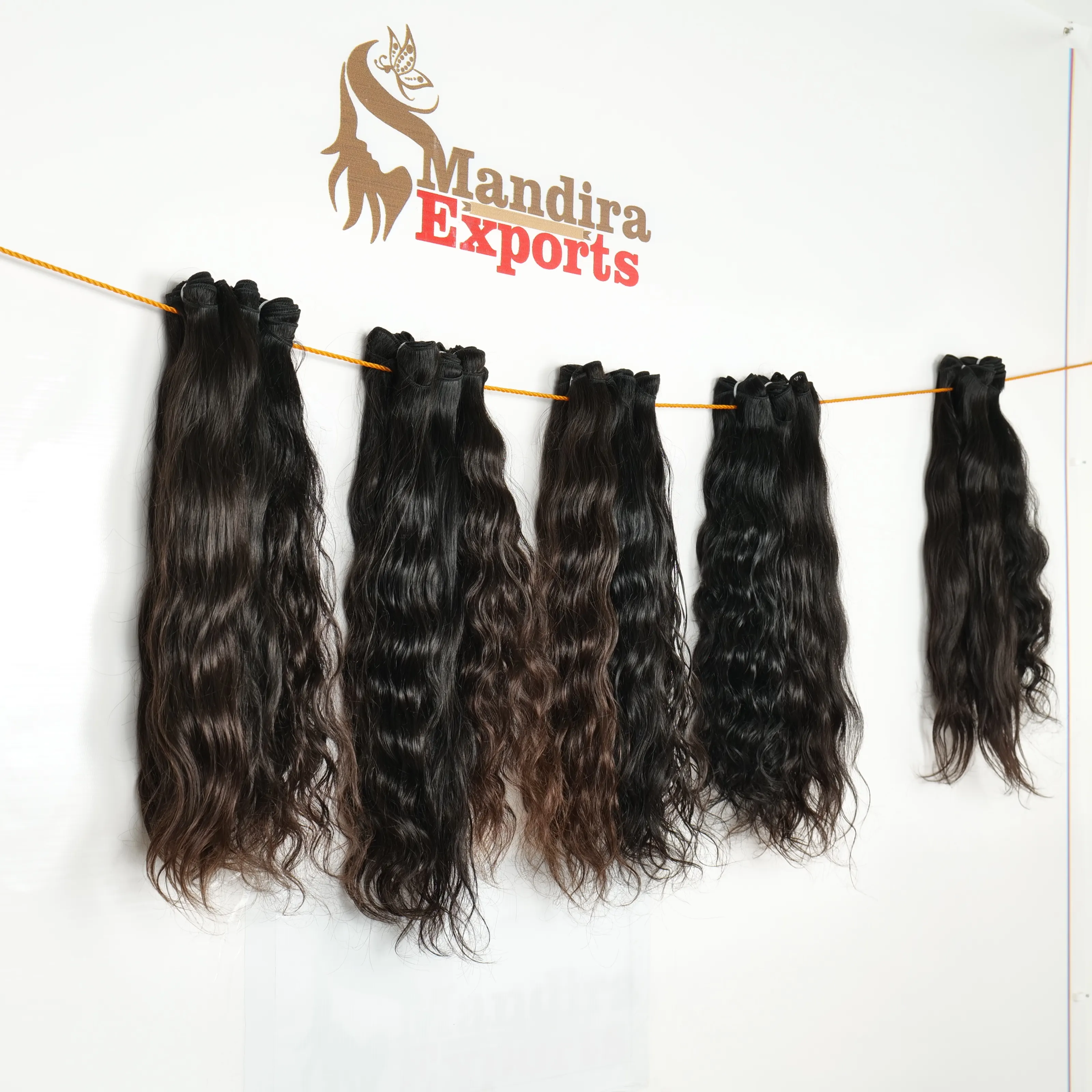 100% all'ingrosso non trasformati fornitore naturale puro virgin black bundles dritto remy temple raw indian hair extensions