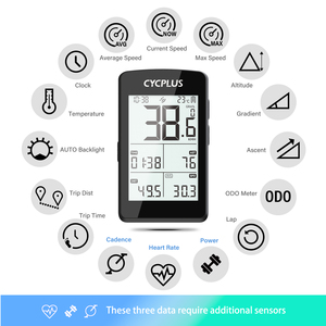 2.8 LCD Screen <strong>Wireless</strong> Multifunctional ANT+ <strong>Cycling</strong> Bicycle <strong>Computer</strong> GPS Auto Backlight Bike Speedometer - Product Image 4