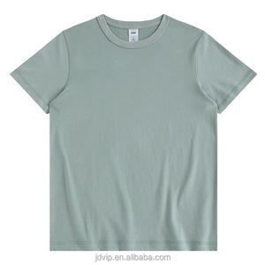 เสื้อยืดแขนสั้นผ้าคอตตอนพิมพ์โลโก้สีดำ100% สำหรับผู้ชาย