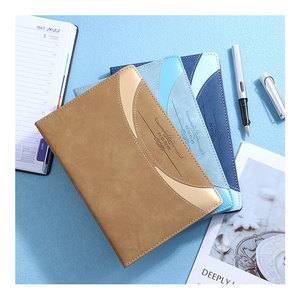 LABON Leather Cover <strong>Notebook</strong> Custom Printing 2023 Agendas Calendar Goal Weekly Planner <strong>With</strong> <strong>Index</strong> - Product Image 1