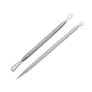 Salon <span class=keywords><strong>Pro</strong></span> leke çıkarıcı <span class=keywords><strong>2</strong></span> in 1 siyah nokta ve Whitehead çıkarıcı siyah sivilce için paslanmaz çelik çıkarıcı ile yapılan