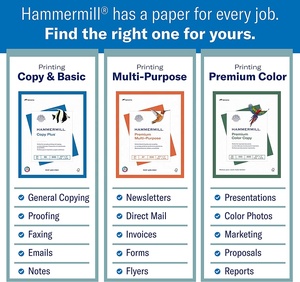 激光和喷墨打印机的最佳打印纸Hammermill多用途打印纸可供出售 - Product Image 4