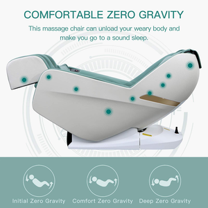Sedia massaggiante a prezzi accessibili con gamba retrattile Bluetooth musica riscaldamento in vita e 4 programmi Auto per il Comfort di casa - Product Image 4