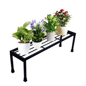 Elegant entryway metal flower stand crafted from iron with charming vintage look and graceful <strong>lines</strong> for formal spaces - Product Image 1