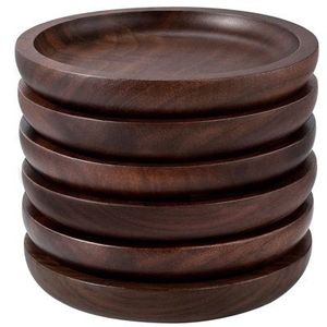 Designer wooden coasters with elegant rustic <strong>tones</strong> <strong>created</strong> to serve as stylish functional additions to your table settings - Product Image 6