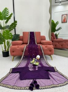 Yumuşak ağ ve Mono Bangalore ipekten yapılmış sarees üstün kumaşlar karmaşık işçilik ve münhasırlık vurgulayın. - Product Image 4