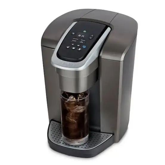 Keurigs เครื่องชงกาแฟ K-Elite ใหม่คุณภาพสูงเครื่องชงกาแฟฝัก K-Cup แบบเดี่ยวความสามารถในการชงกาแฟดาวและเหรียญ K-CUP