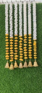 Mogra Rose String, Garland, Indian Decoration, Wall Hanging, Festival and <strong>Party</strong> Decoration, Temple Backdrop, Wedding Garlands