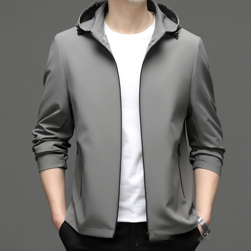 Khaki-Jacket【Removable Hood】