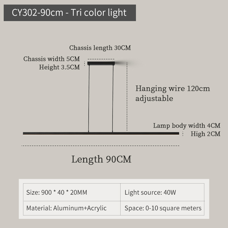 L90 * 40*20ซม.