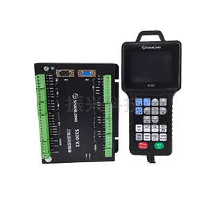 高効率4軸リニアATCウッドCNCルーターマシン単一水平スピンドルのこぎりブレードDSP制御システム5KW最大真空 - Product Image 4