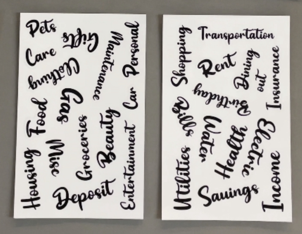 Anglais Autocollant