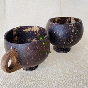 Dekorasyon içme tarzı için modern tasarlanmış/çevre dostu hindistan cevizi fincan ile doğal hindistan cevizi fincan - Product Image 2
