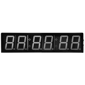 LEAP factory ODM OEM ampio display a LED intervallo di conteggio su giù Timer sportivo 6 cifre Nixie tube display Timer orologio personalizzato - Product Image 4