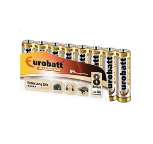 Eurobatt Batteries Alkaline Plus AA 8 pcs LR6-SP8