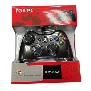 HONSON USB有線振動ゲームパッドジョイスティック、高品質PCコントローラー付きWindows 7/8/10コントローラー用xbox360用ではありません - Product Image 6