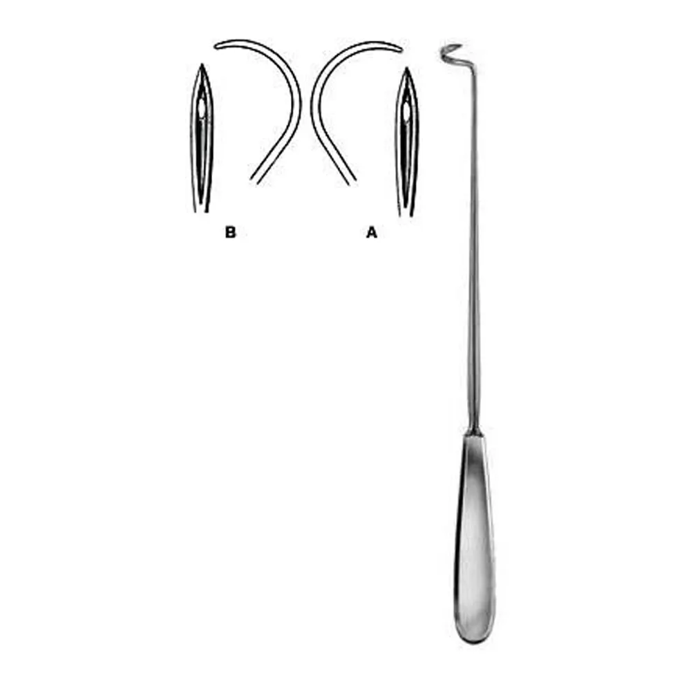 Instrumento quirúrgico general Uso de cirugía médica Deschamps quirúrgico Sutura Venta de fábrica Precio barato Instrumento quirúrgico