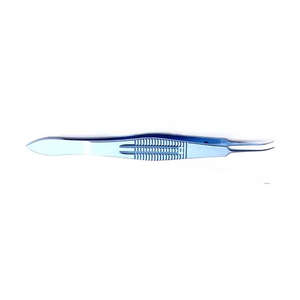 Mavi titanyum oftalmik göz bağlama forseps, oftalmoloji mikrocerrahi için hassas Colibri kornea forseps - Product Image 5