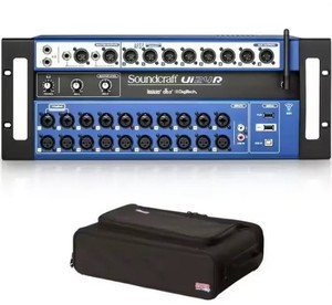 24-канальный цифровой Soundcraft Ui24R аудио консоль миксер многодорожечный USB рекордер с беспроводным управлением прочный металлический материал - Product Image 1