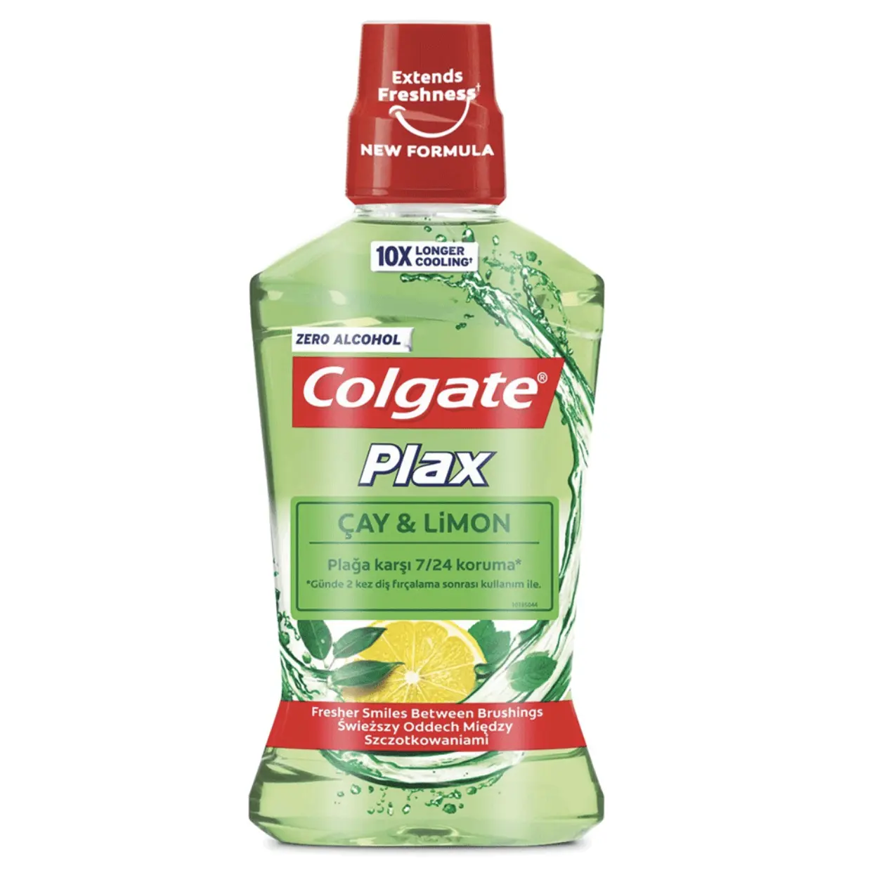 Ferahlatıcı etkisi Colgate ağız bakımı su Plax 500ml çay ve limon gargara