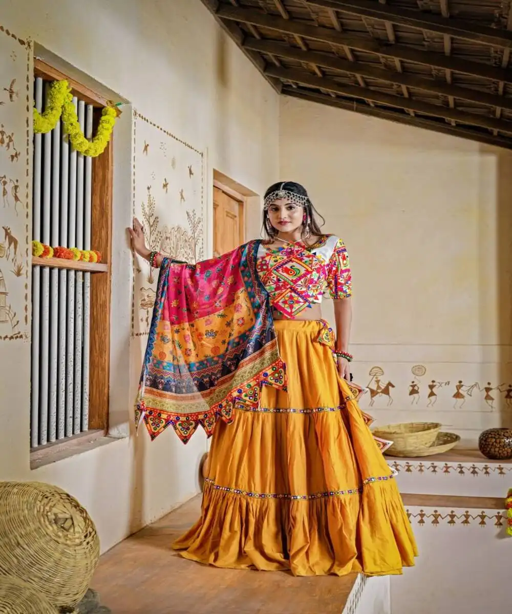 เด็ก Lehenga Choli สําหรับเด็กผู้หญิงตัวเล็ก: ชุดชาติพันธุ์ที่น่ารักสําหรับคนเล็ก - สิ่งจําเป็นสําหรับบูติกสําหรับเด็ก