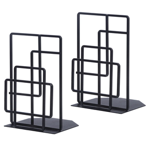 Muhteşem tasarım lüks kalite Bookend masa dekorasyon için el yapımı toplu şık görünüm gümüş renk Bool standı - Product Image 3
